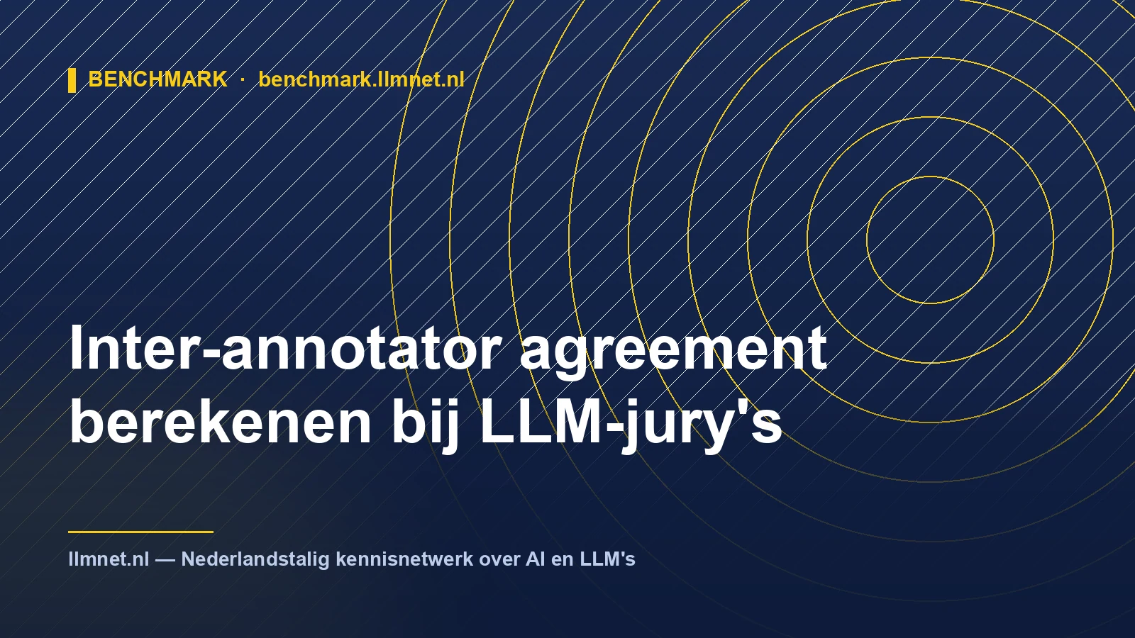 Illustratie: Inter-annotator agreement berekenen bij LLM-jury's
